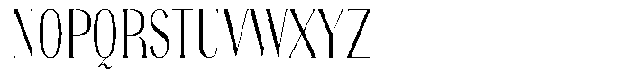 Noctaire Regular Font UPPERCASE