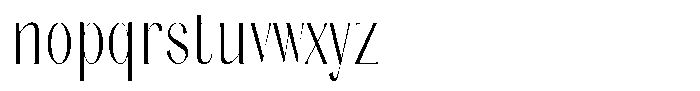 Noctaire Regular Font LOWERCASE