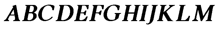 Noctera Black Italic Font UPPERCASE