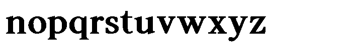Noctera Black Font LOWERCASE