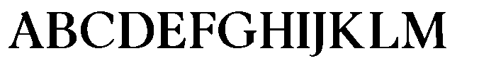 Noctera Bold Font UPPERCASE