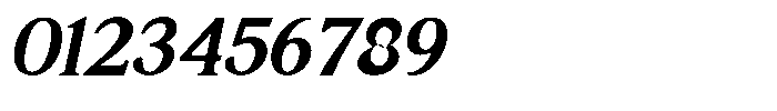 Noctera Extra Bold Italic Font OTHER CHARS