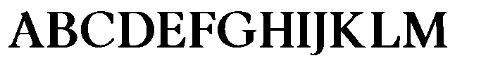 Noctera Extra Bold Font UPPERCASE