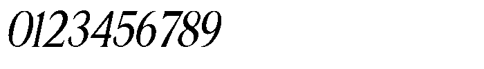 Noctera Extra Light Italic Font OTHER CHARS
