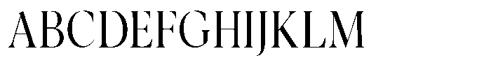 Noctera Extra Light Font UPPERCASE