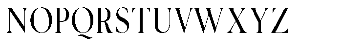 Noctera Extra Light Font UPPERCASE