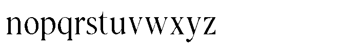 Noctera Extra Light Font LOWERCASE