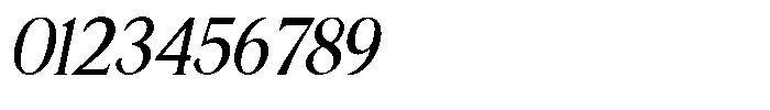Noctera Light Italic Font OTHER CHARS
