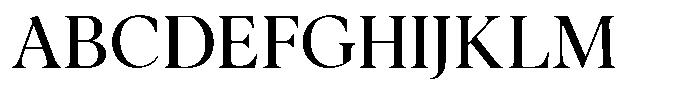 Noctera Medium Font UPPERCASE