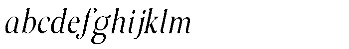 Noctera Thin Italic FONT