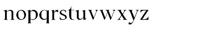 Noctera Variable Noctera Regular Font LOWERCASE