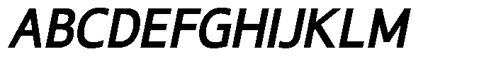Noctiluca Bold Italic Font UPPERCASE
