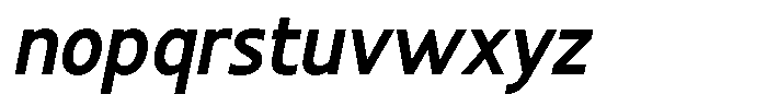 Noctiluca Bold Italic Font LOWERCASE