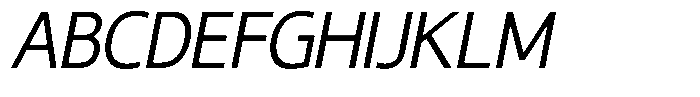 Noctiluca Light Italic Font UPPERCASE