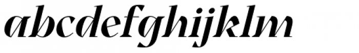 Noctis Bold Italic Font LOWERCASE