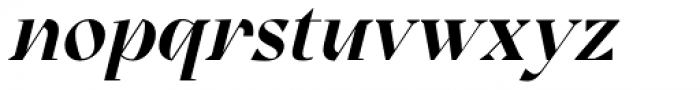 Noctis Bold Italic Font LOWERCASE
