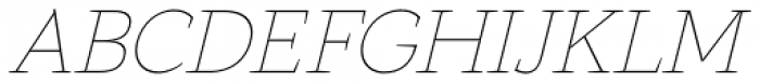 Noctis Thin Italic Font UPPERCASE