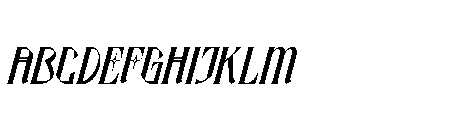 Nocture Stars Font UPPERCASE