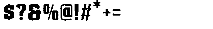 Nocturn Font OTHER CHARS