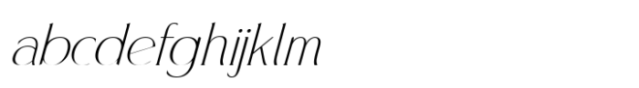 Nocturnal Thin Oblique FONT