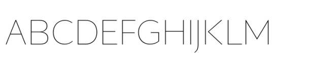 Nocturne Sans Hairline Font UPPERCASE