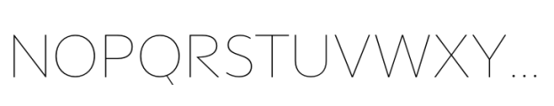 Nocturne Sans Hairline Font UPPERCASE