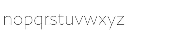 Nocturne Sans Hairline Font LOWERCASE