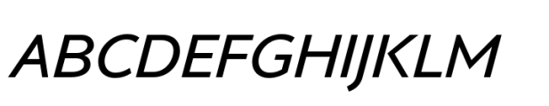 Nocturne Sans Regular Italic Font UPPERCASE