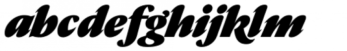 Nocturne Serif Black Italic Font LOWERCASE