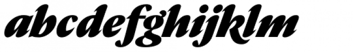 Nocturne Serif Extra Bold Italic Font LOWERCASE