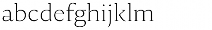 Nocturne Serif Extra Light Font LOWERCASE