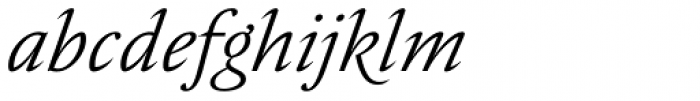 Nocturne Serif Light Italic Font LOWERCASE