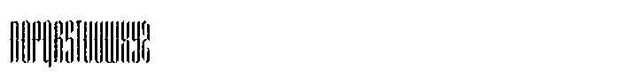 Nocturnum Texture Font LOWERCASE
