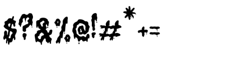 Nocturnus Sigil Regular Font OTHER CHARS