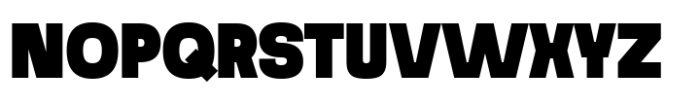 Noda Heavy B Font UPPERCASE