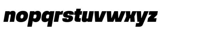 Noda Heavy ITA Font LOWERCASE