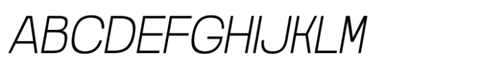 Noda Light B ITA Font UPPERCASE