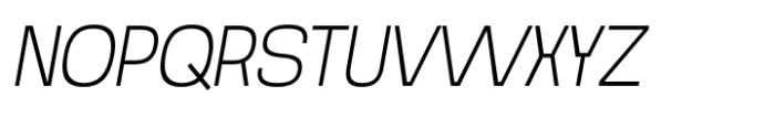 Noda Light B ITA Font UPPERCASE