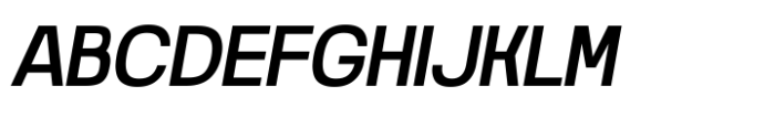 Noda Medium ITA Font UPPERCASE