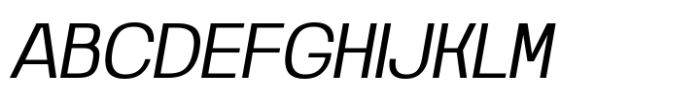 Noda Regular ITA Font UPPERCASE