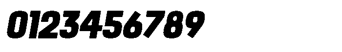 Noda Small Black Italic Font OTHER CHARS