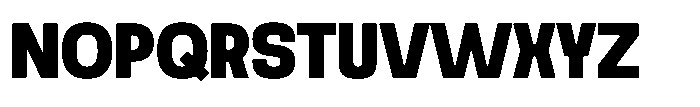 Noda Small Black Font UPPERCASE