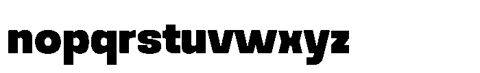 Noda Small Black Font LOWERCASE