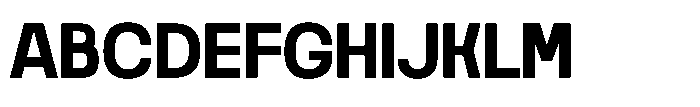 Noda Small Bold Font UPPERCASE