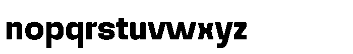 Noda Small Bold Font LOWERCASE