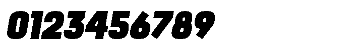 Noda Small Heavy Italic Font OTHER CHARS