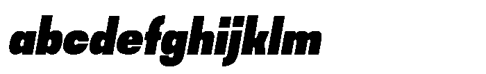 Noda Small Heavy Italic FONT