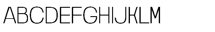 Noda Small Light Font UPPERCASE