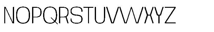 Noda Small Light Font UPPERCASE