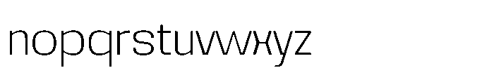 Noda Small Light Font LOWERCASE